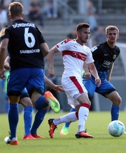 Matchwinner mit zwei Toren: Daniele Gabriele. /?proxy=REDAKTION/Saison/VfB_II/16_17-VfB-II-Saarbruecken-255.jpg
