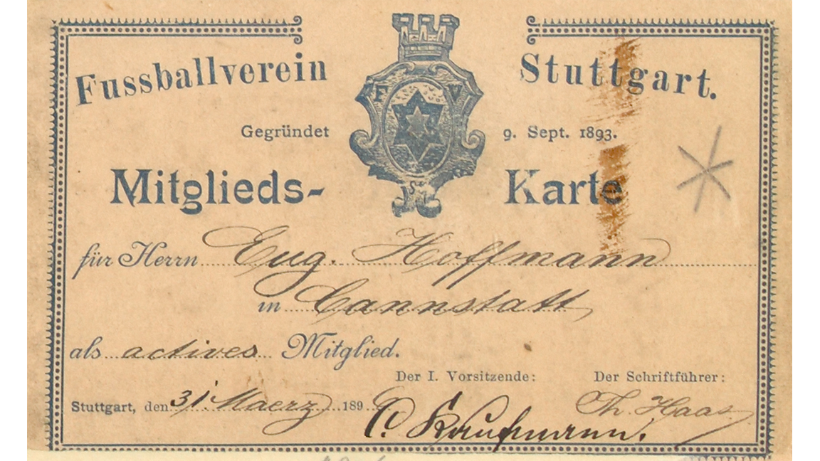 VfB Stuttgart 9. September 1893