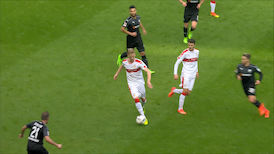 2. Halbzeit: VfB Stuttgart - SV Sandhausen