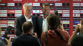 Die Präsentation von VfB Cheftrainer Markus Weinzierl