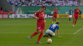 1. Halbzeit: Hansa Rostock - VfB Stuttgart