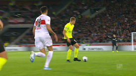 1. Halbzeit: VfB Stuttgart - SV W. Wiesbaden