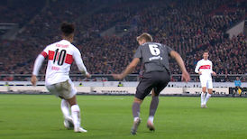 1. Halbzeit: VfB Stuttgart - Nürnberg